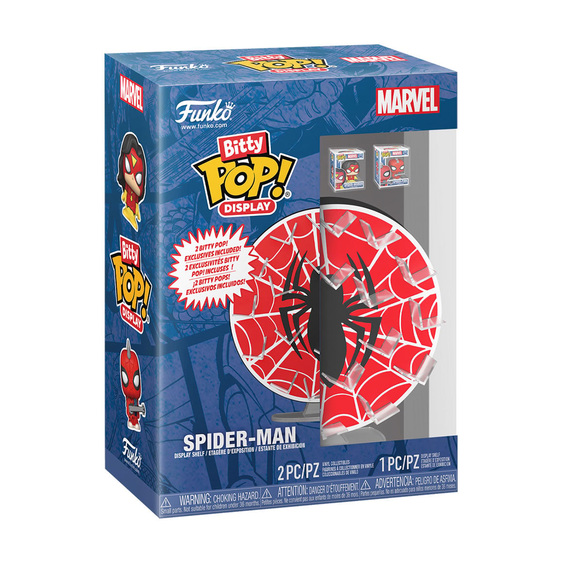Дисплей для колекціонування Funko Bitty POP! серії Marvel Людина-павук, від 3 років (85512)