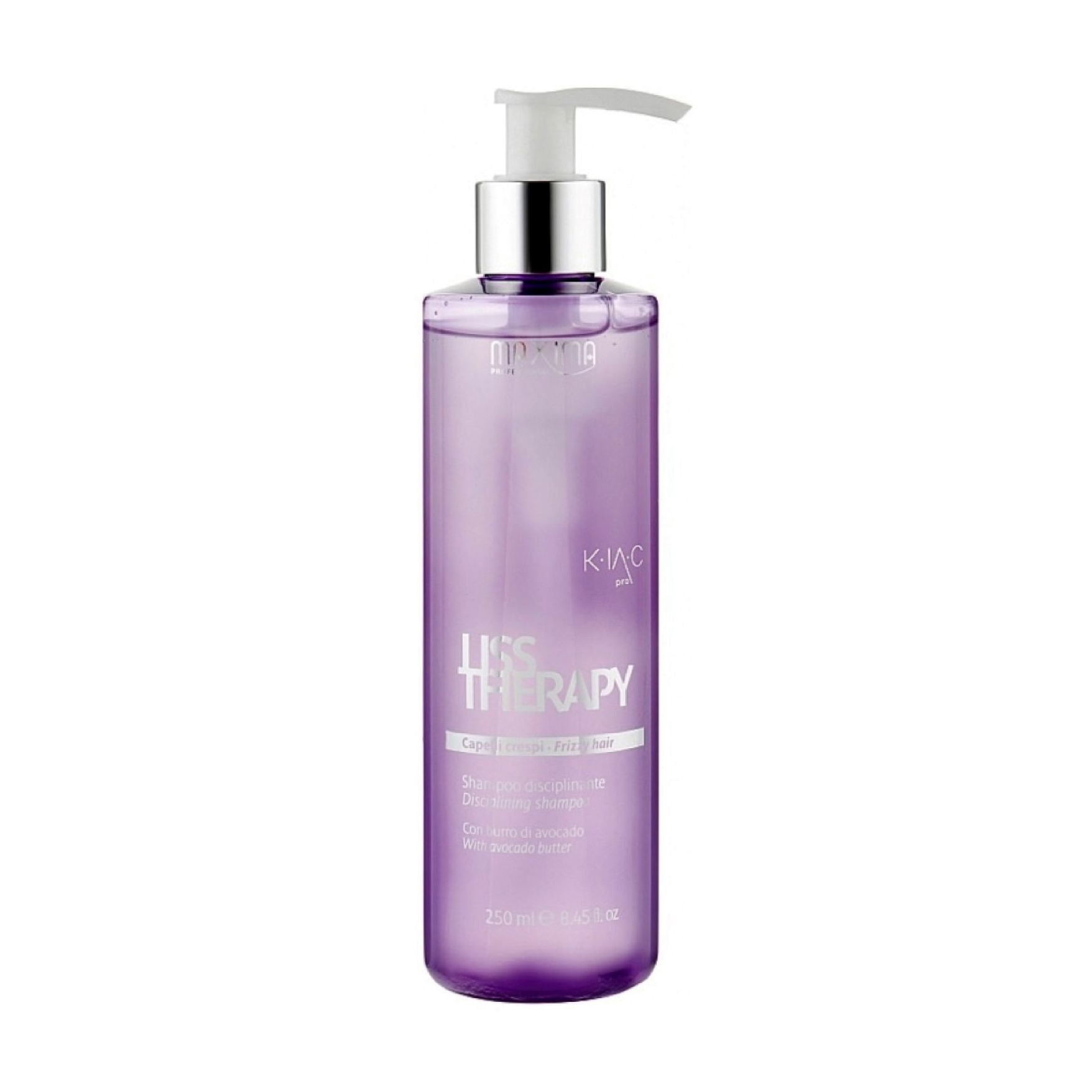 Дисциплінувальний шампунь Maxima Professional Liss Therapy Disciplining Shampoo для кучерявого волосся, 250 мл