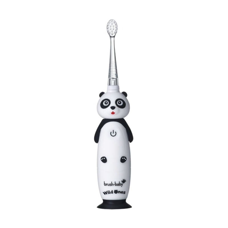Дитяча електрична зубна щітка Brush-Baby WildOnes Sonic Toothbrush Panda від народження до 10 років, 1 шт
