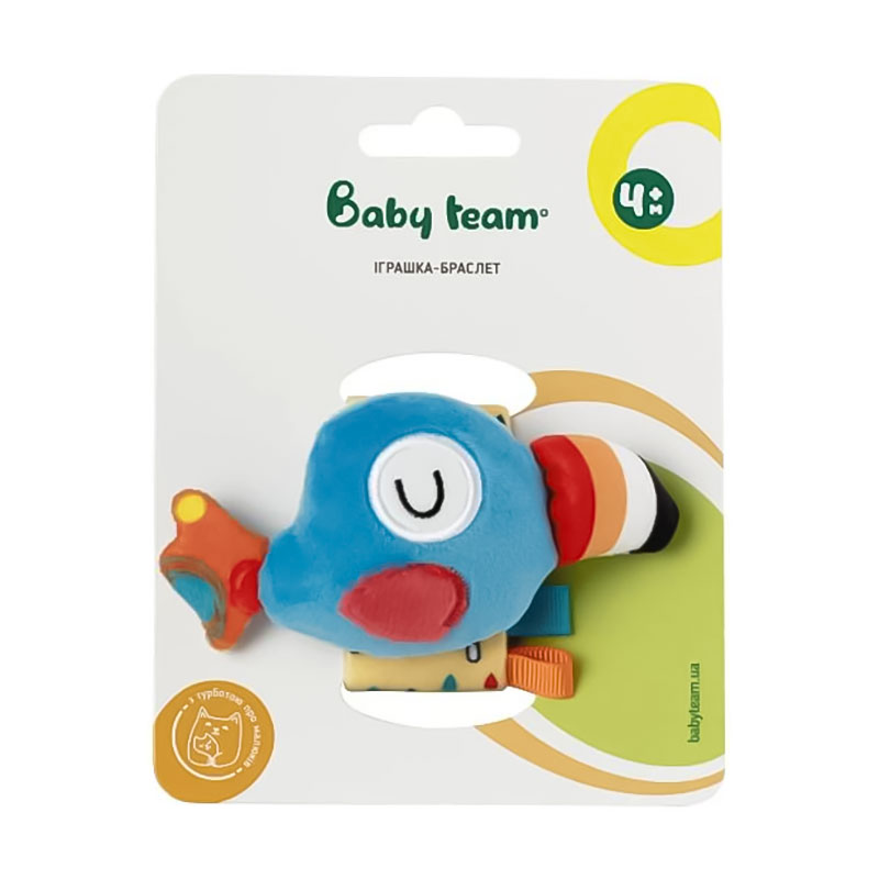 Дитяча іграшка Baby Team Браслет, від 4 місяців (8509_тукан)