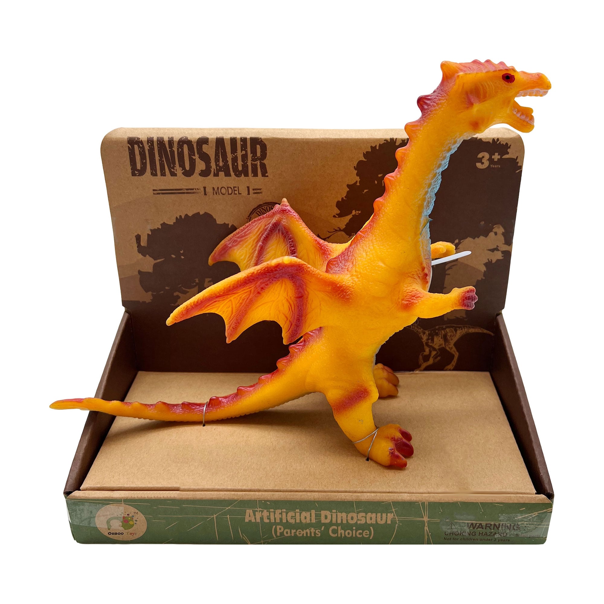 Дитяча іграшка Bibi Toys Дракон одноголовий, колекція 2, зі звуком, від 3 років, 25 см (762244BT-01)