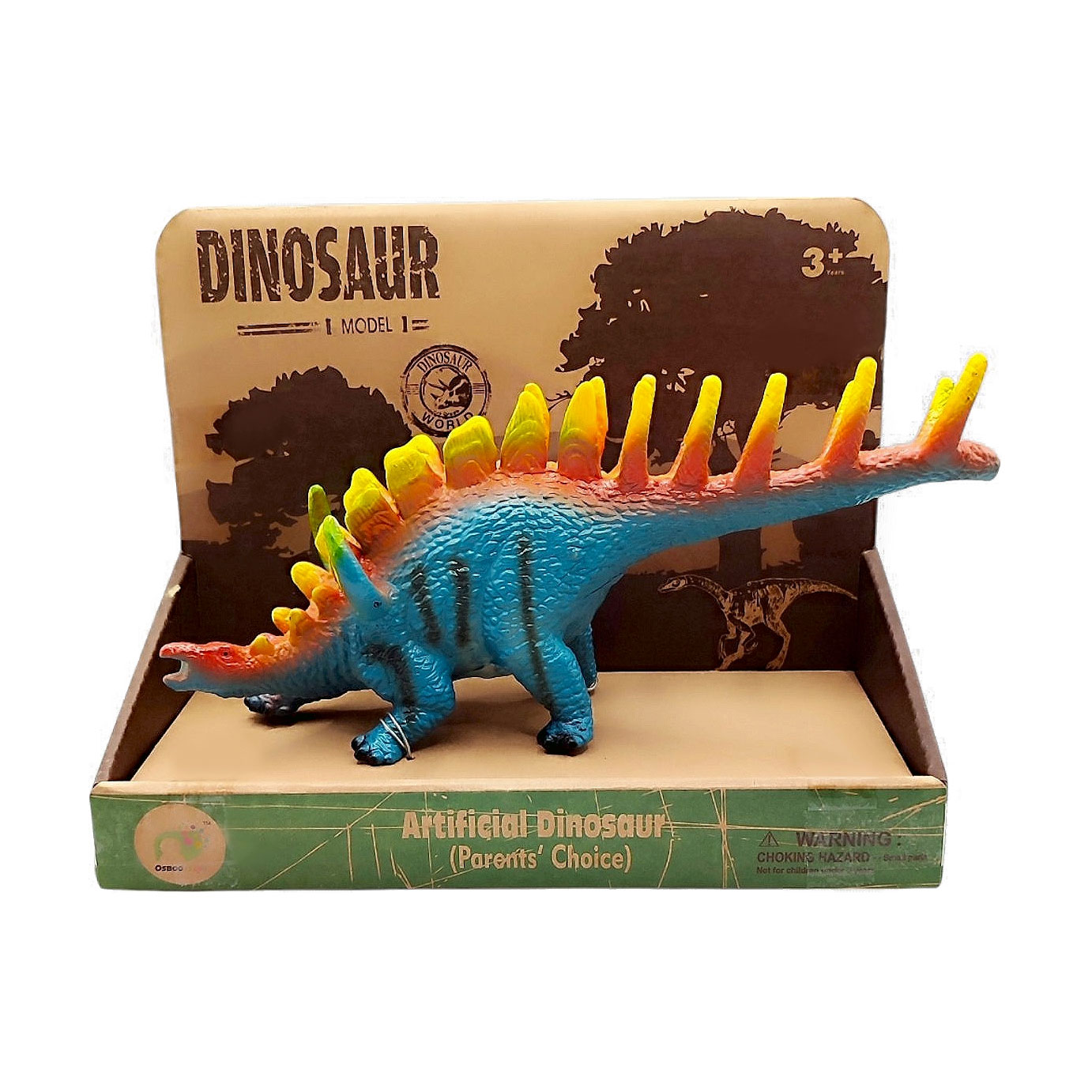 Дитяча іграшка Bibi Toys Динозавр, колекція 3, зі звуком, від 3 років, 25 см (762206BT-03)
