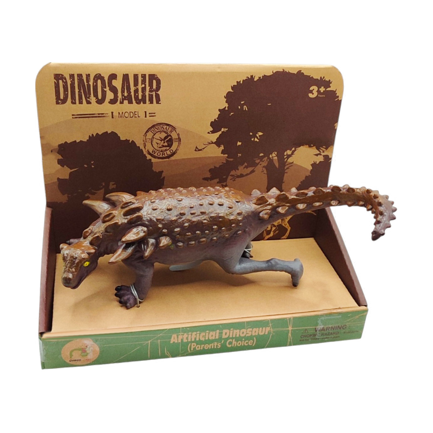 Дитяча іграшка Bibi Toys Динозавр, колекція 3, зі звуком, від 3 років, 25 см (762206BT-04)