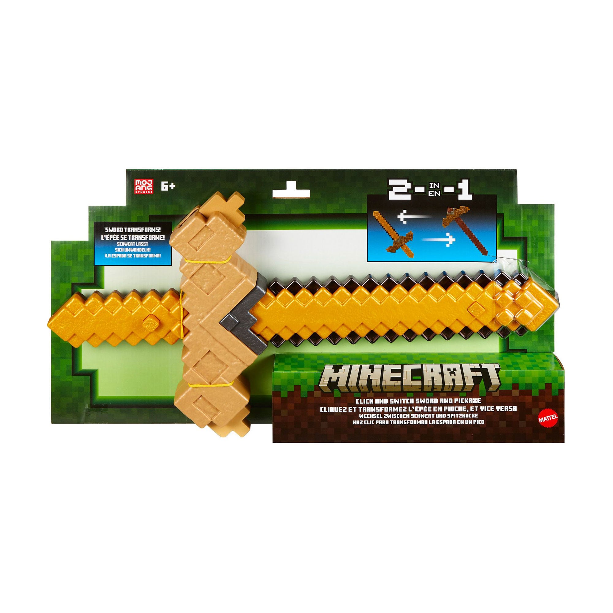 Дитяча іграшка Minecraft Меч-трансформер 2 в 1, від 6 років (JKC15)