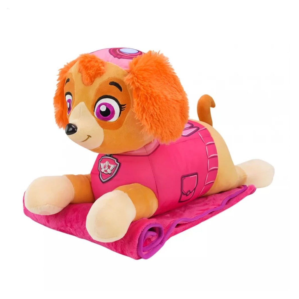 Дитяча іграшка-подушка з пледом Kids Hits Paw Patrol рожева, від 3 років (KH71/002L)