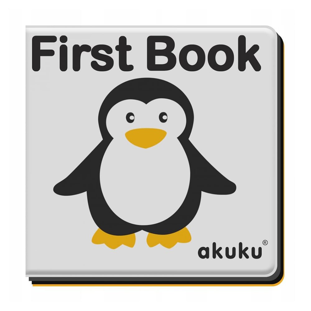 Дитяча книжечка Akuku First Book, 12*12 см, з народження, 10 сторінок (A0476)