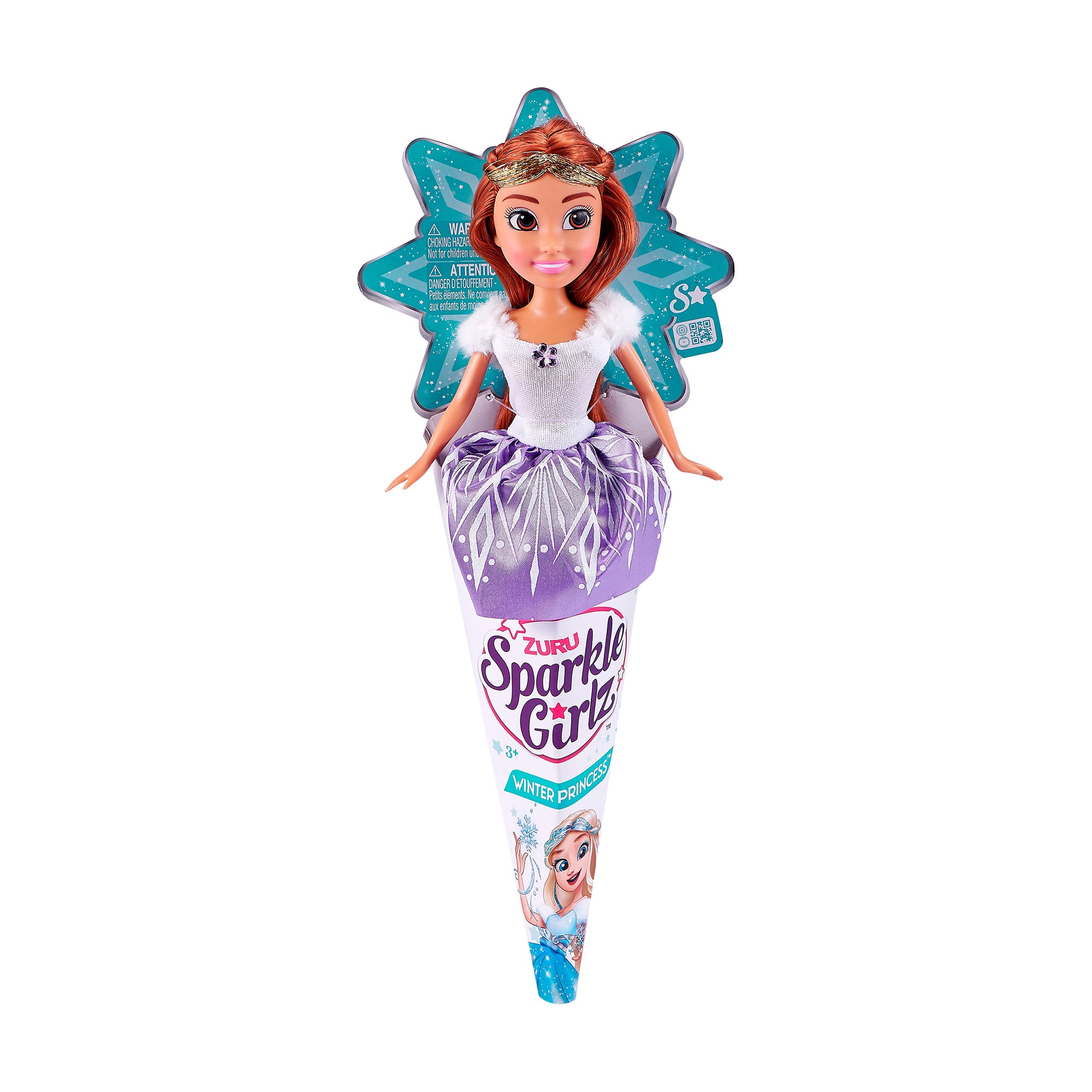Дитяча лялька Zuru Sparkle Girlz Зимова принцеса Домініка, 25 см, від 3 років (Z10017-2)