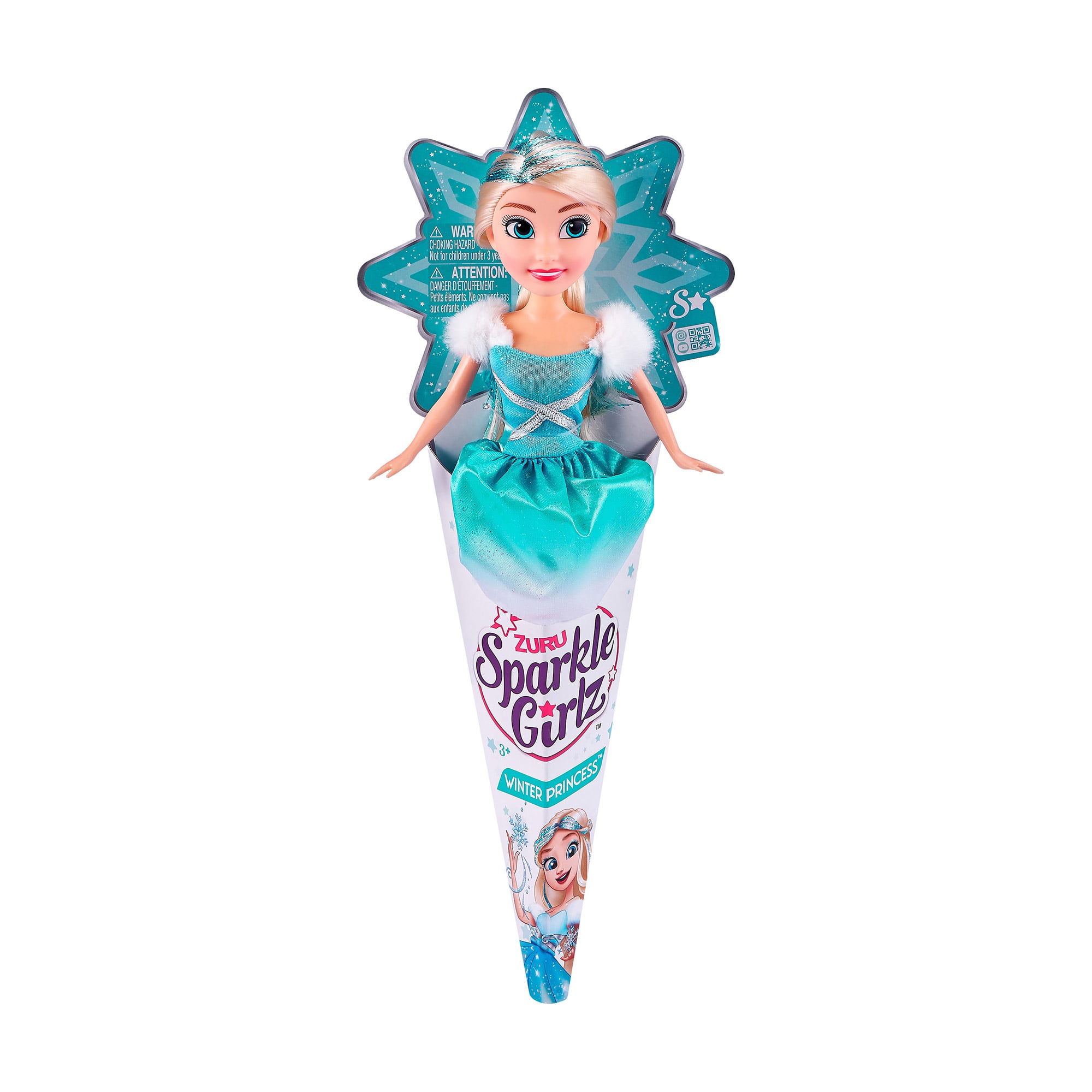 Дитяча лялька Zuru Sparkle Girlz Зимова принцеса Джуді, 25 см, від 3 років (Z10017-1)