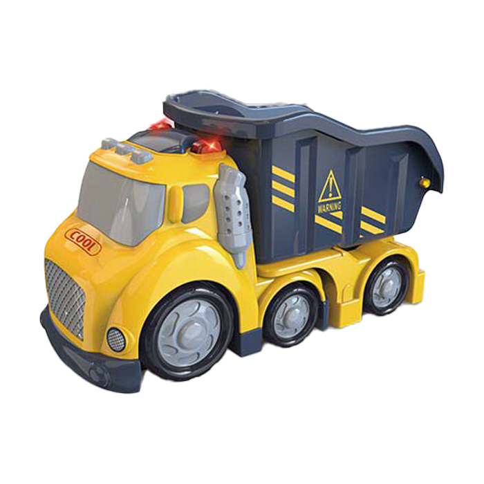 Дитяча машинка Shantou Jinxing Construction Truck від 3 років, жовта, 24*16*10.5 см (98-311A)