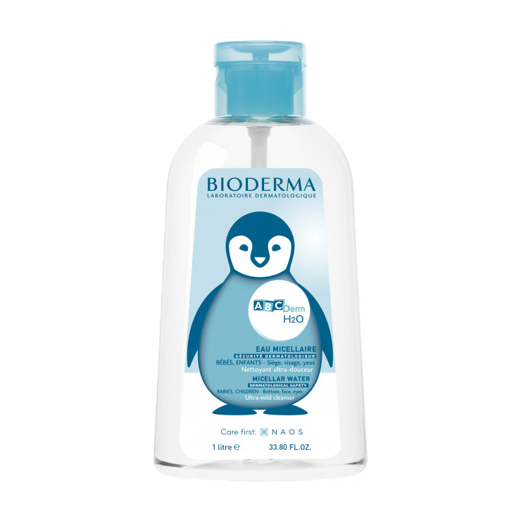 Дитяча міцелярна вода Bioderma АВСDerm Н2О Micellar Water, 1 л