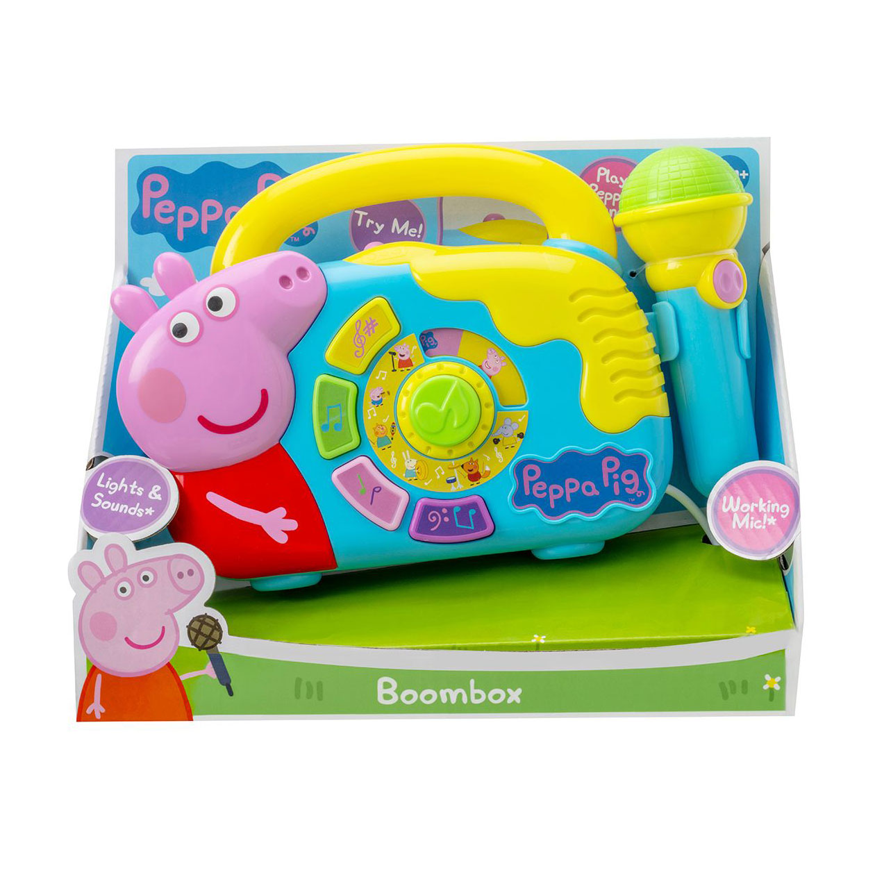 Дитяча музична іграшка Peppa Pig Бумбокс Пеппи, від 1.5 року (1684914)