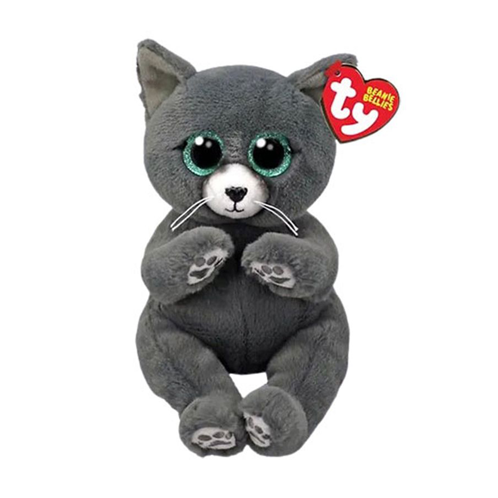 Дитяча м'яка іграшка TY Beanie Bellies Кішка Binx, від 3 років, 15 см (41501)
