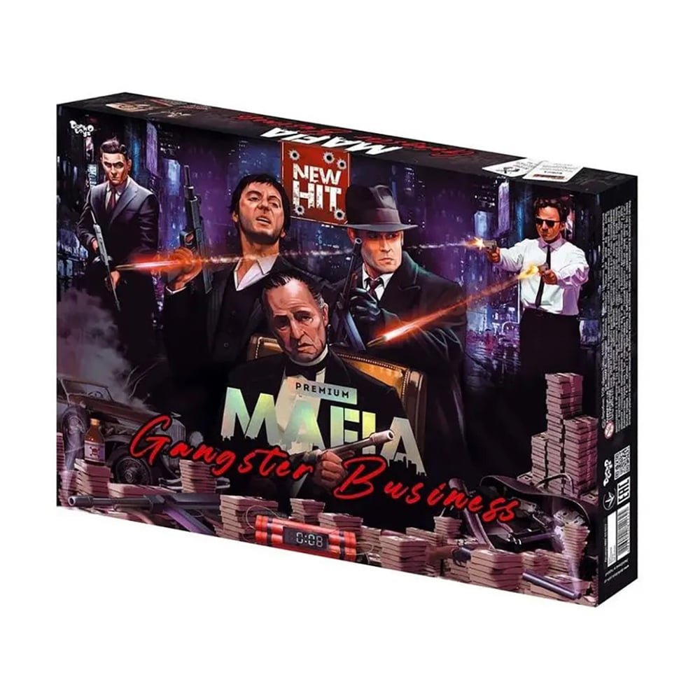 Дитяча настільна гра Danko Toys Mafia. Gangster Business. Premium, від 14 років (MAF-03-01U)
