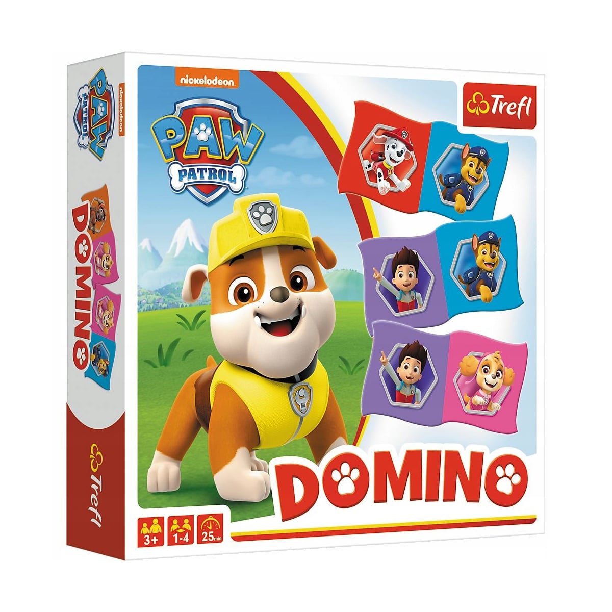 Дитяча настільна гра Trefl Nickelodeon Paw Patrol 2 в 1 Перегони цуциків, від 4 років (1896)
