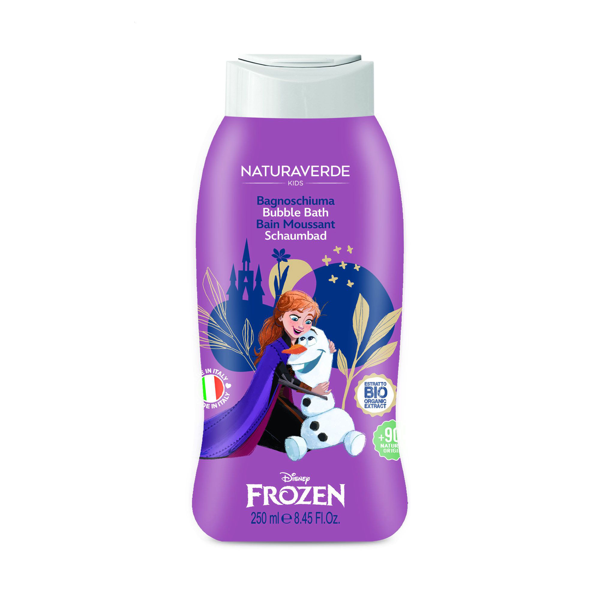 Дитяча піна для ванни Naturaverde Kids Disney Frozen Bubble Bath, 250 мл