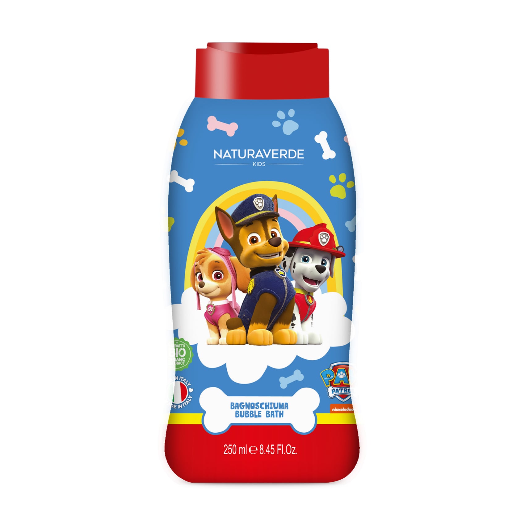 Дитяча піна для ванни Naturaverde Paw Patrol Bubble Bath, 250 мл