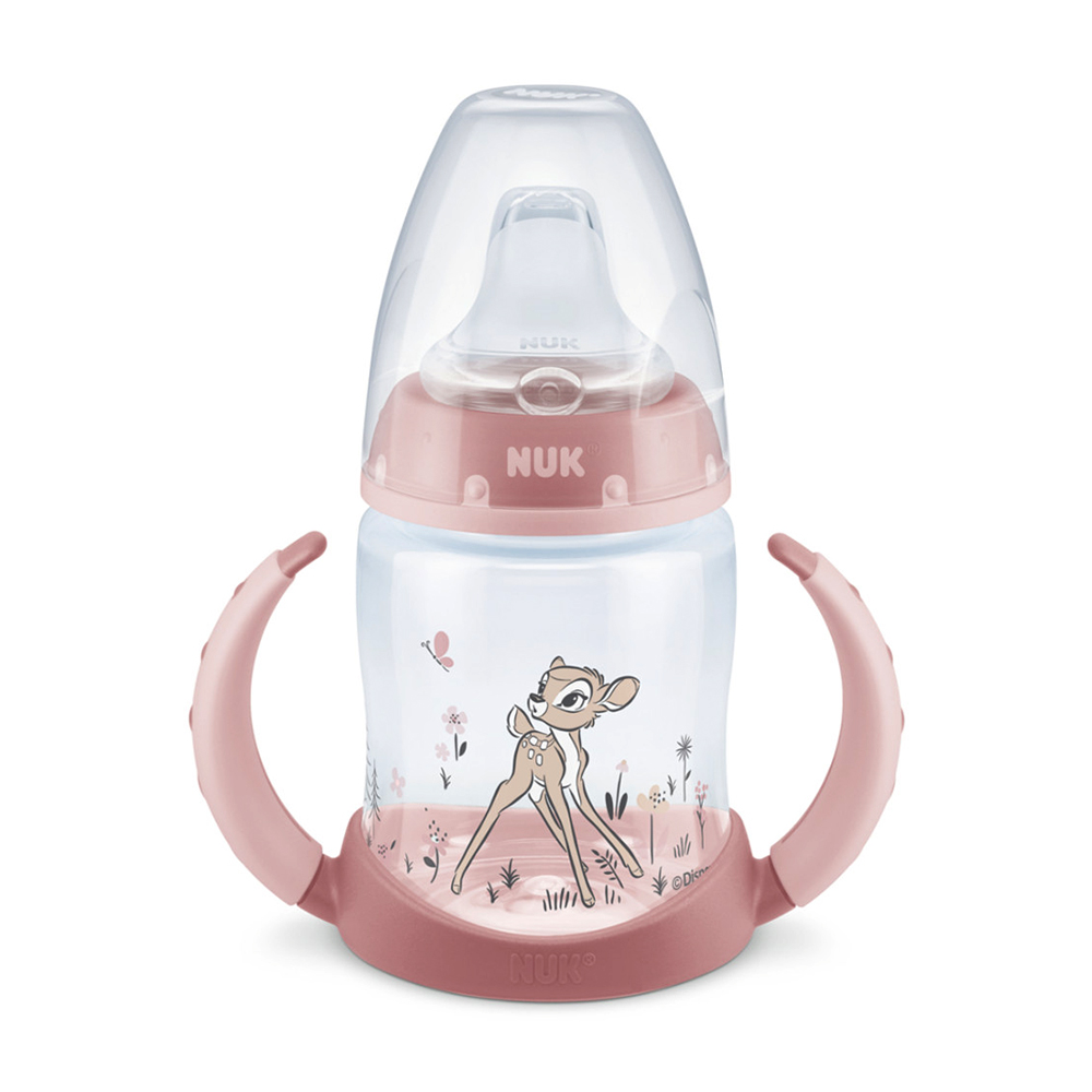 Дитяча пляшечка для годування NUK First Choice Bambi з силіконовою соскою, 150 мл (3952434)