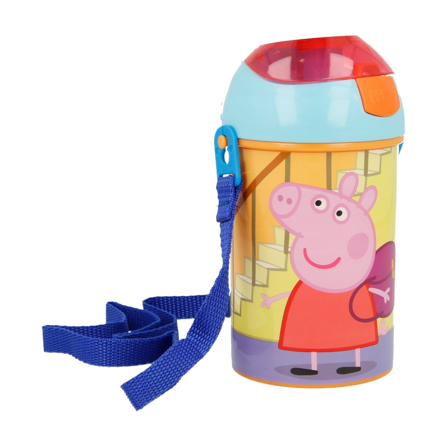 Дитяча пляшка для води Stor Peppa Pig від 3 років, 450 мл (48669)