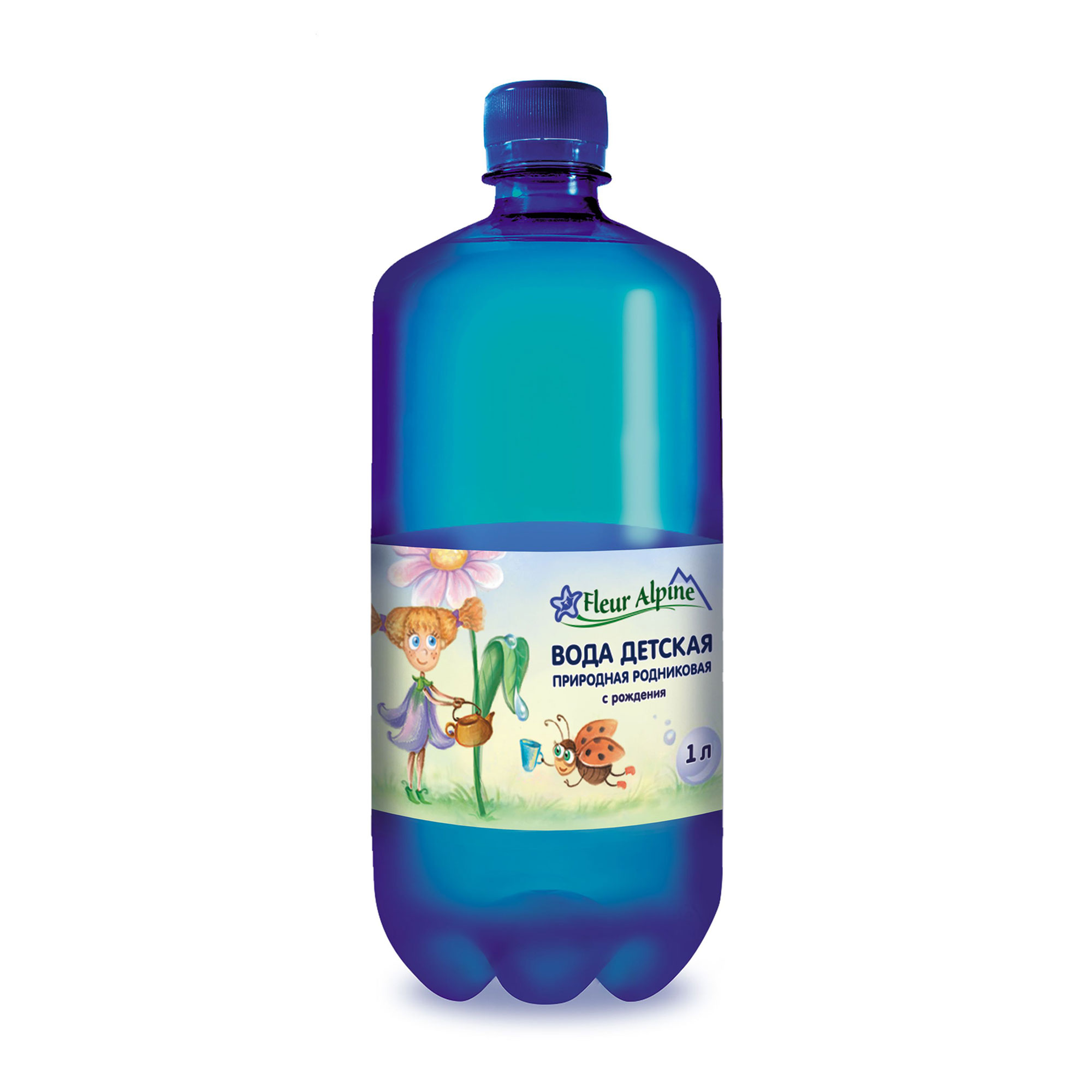 Дитяча питна природна джерельна вода Fleur Alpine від народження, 1 л