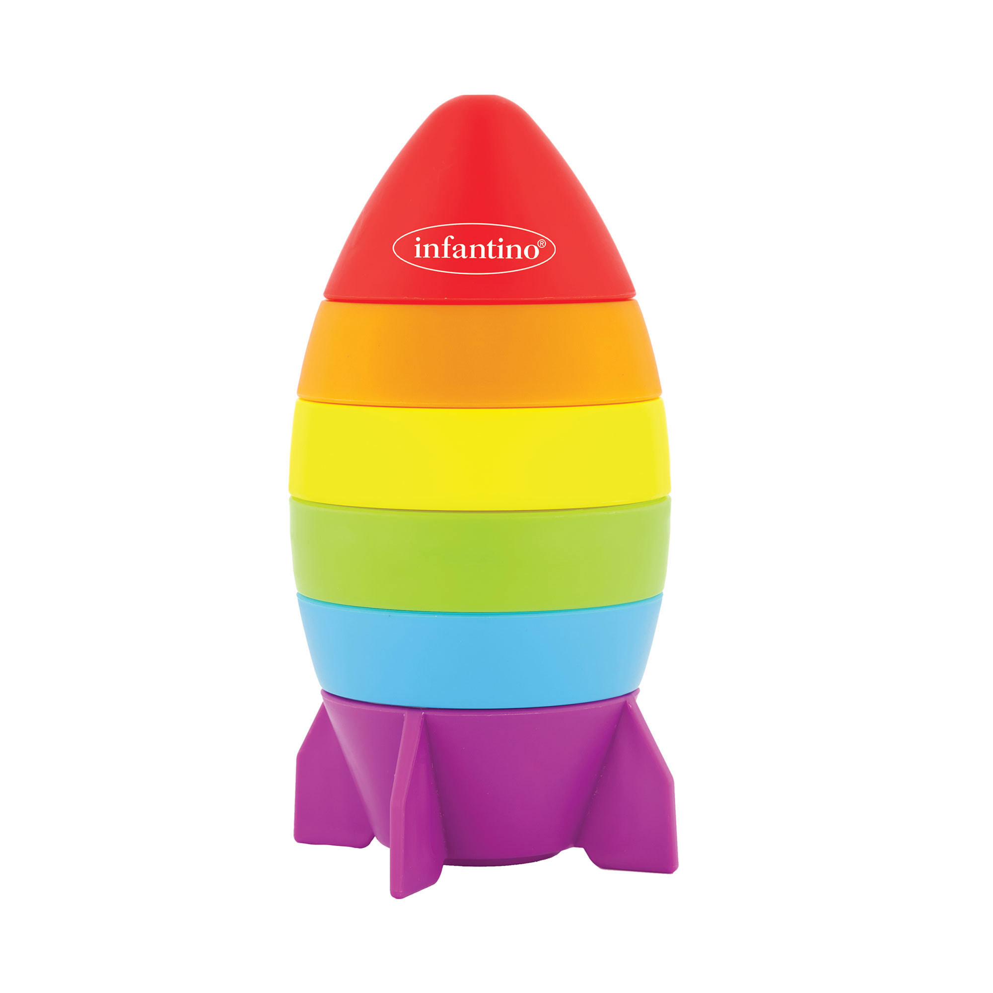 Дитяча розвивальна іграшка Infantino Rocket Stacker, від 1 року (315281)