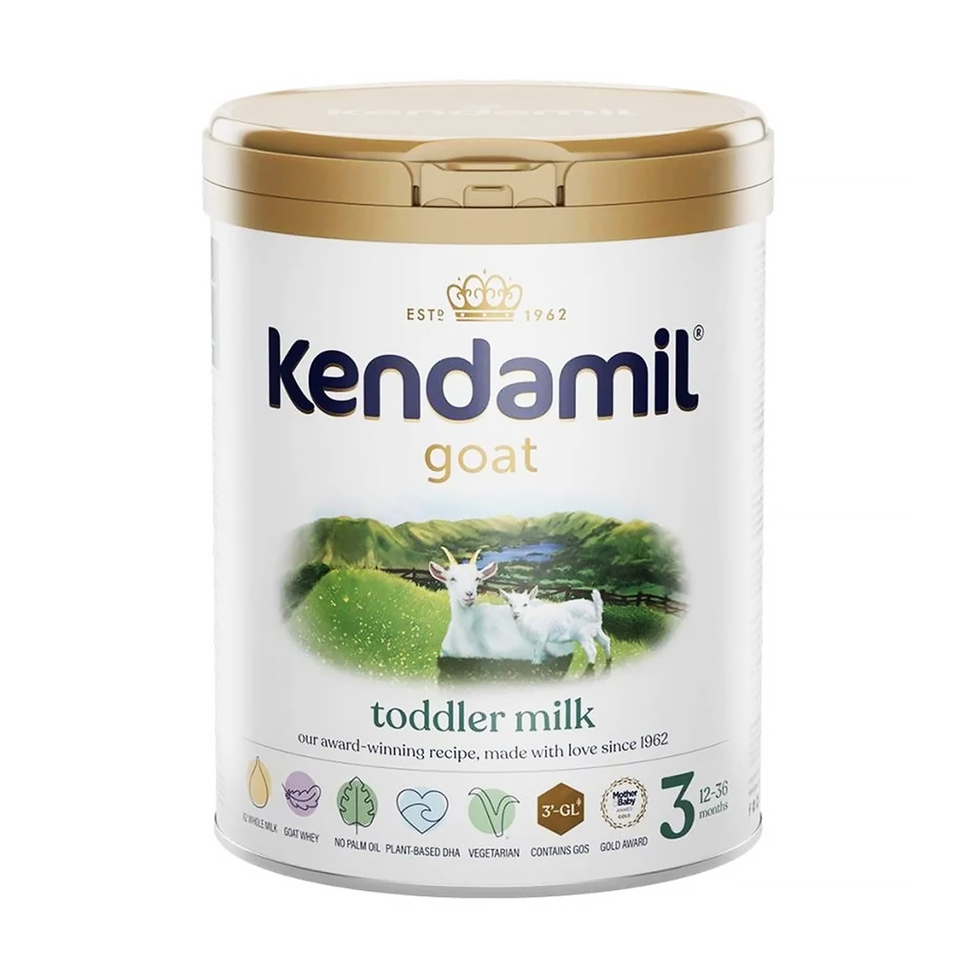 Дитяча суха молочна суміш Kendamil Goat 3 на козячому молоці, від 1 до 3 років, 800 г