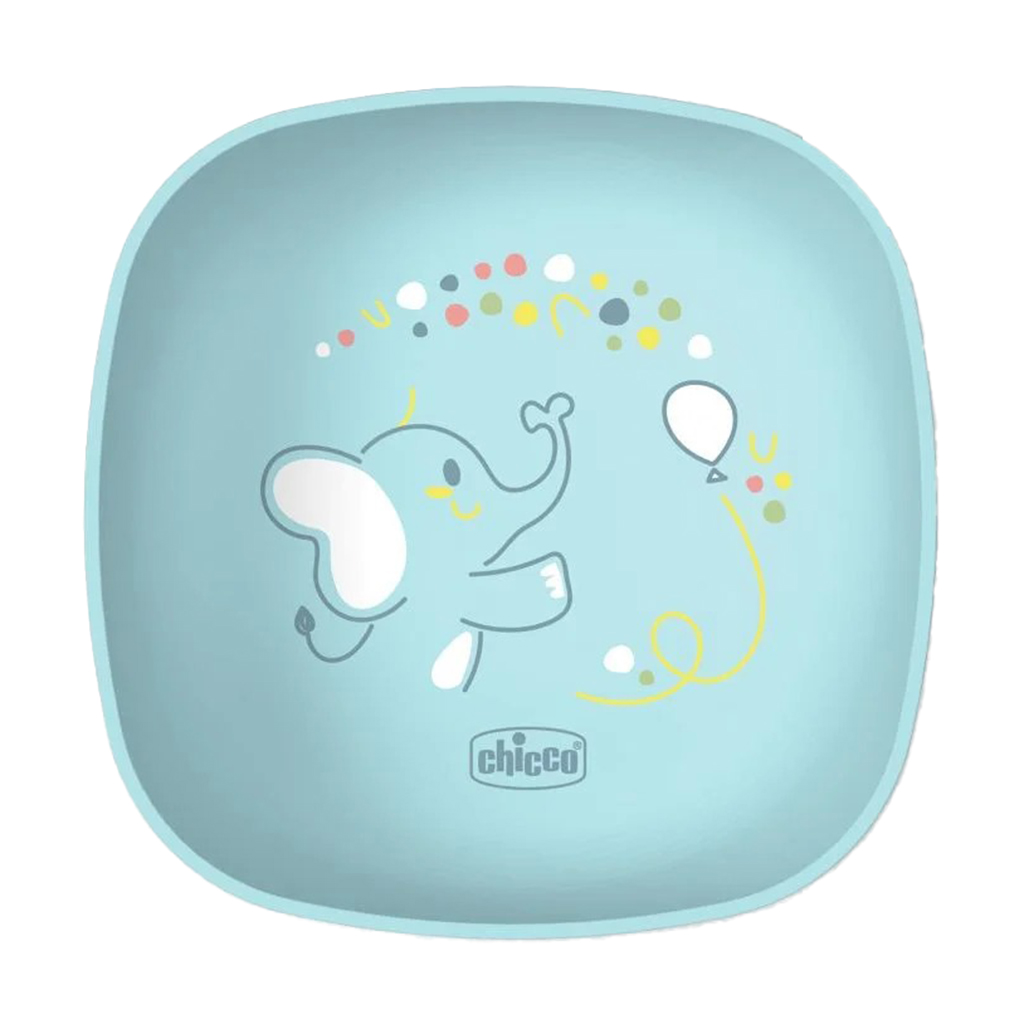 Дитяча тарілка Chicco Bowl With Lid з кришкою, блакитна, від 6 місяців (16001.25)