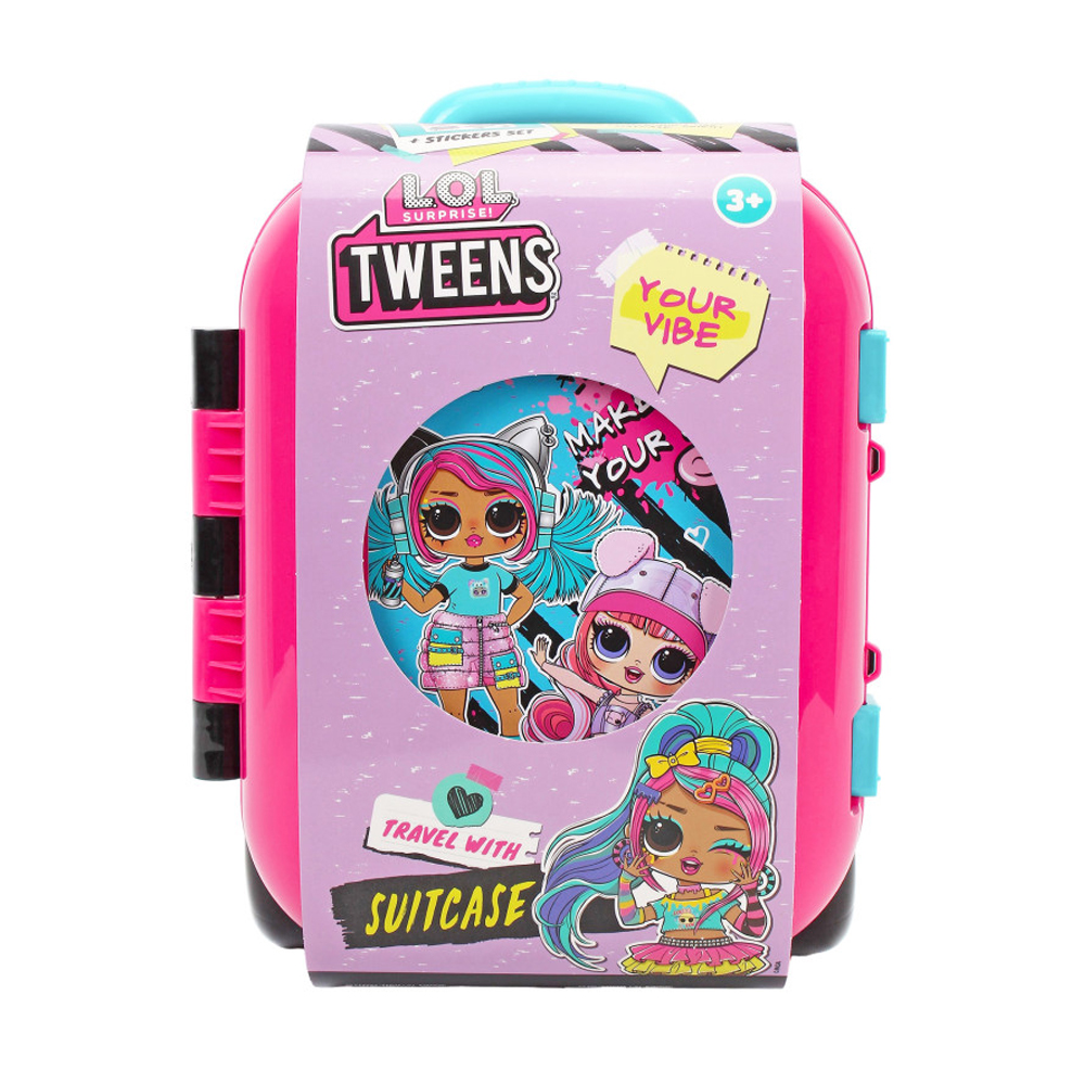 Дитяча валіза TechnoK L.O.L. Surprise! Tweens Skate Dance 25*16*34 см, рожева, від 3 років (2727)