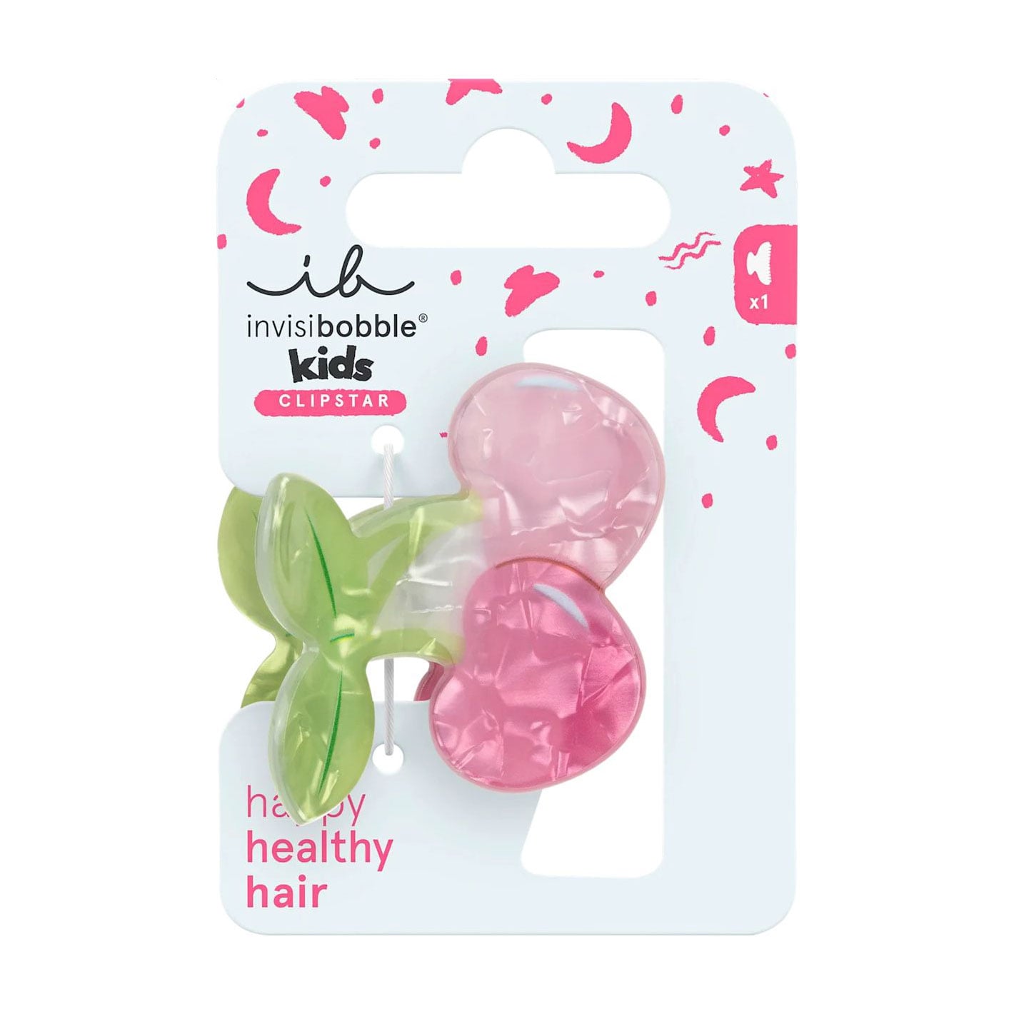 Дитяча заколка для волосся Invisibobble Clipstar Kids Cherrylicious, 1 шт