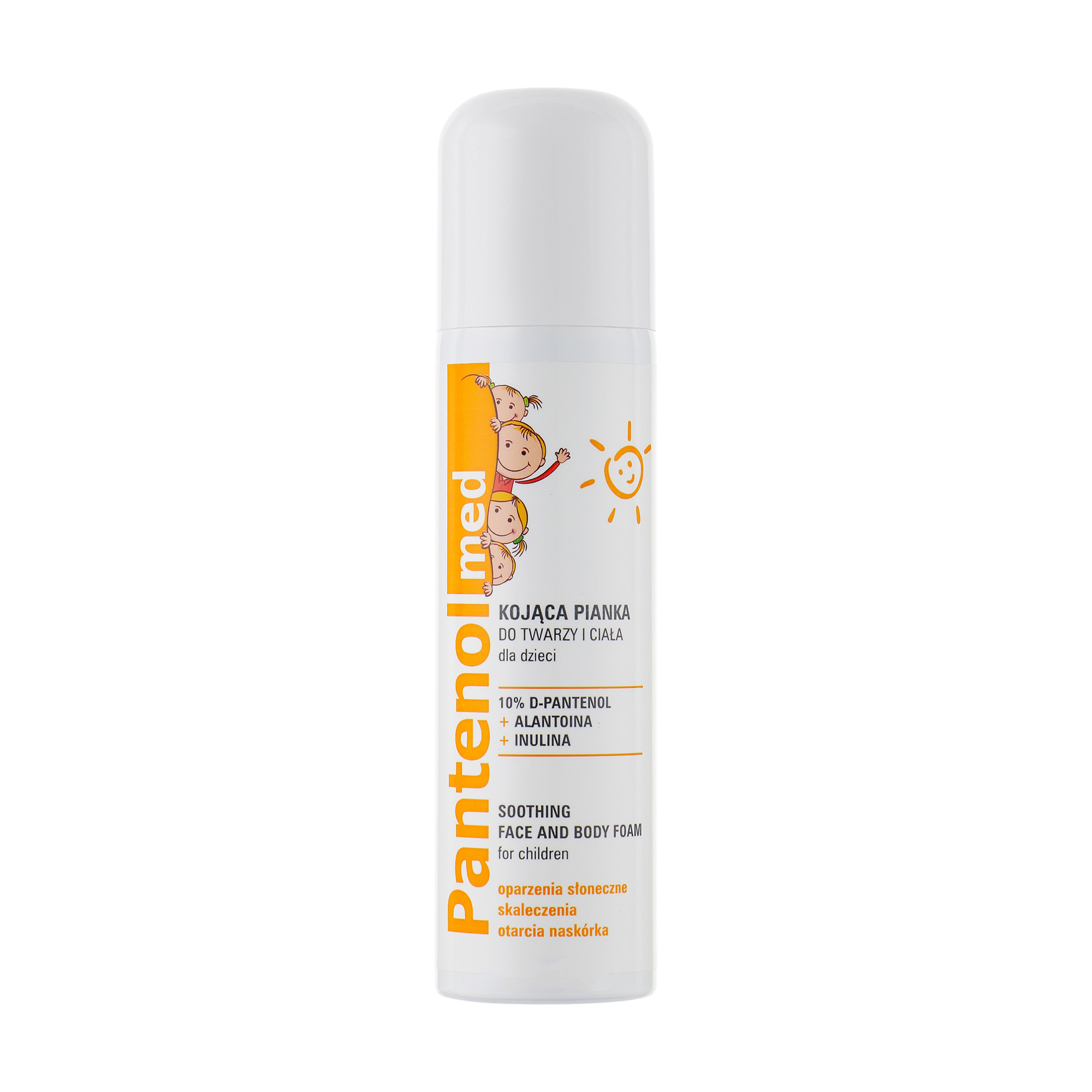 Дитяча заспокійлива пінка для обличчя та тіла Farmona Pantenol Med Soothing Face and Body Foam, 150 мл