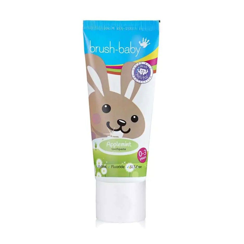 Дитяча зубна паста Brush-Baby Applemint Toothpaste 0-3 років, 50 мл