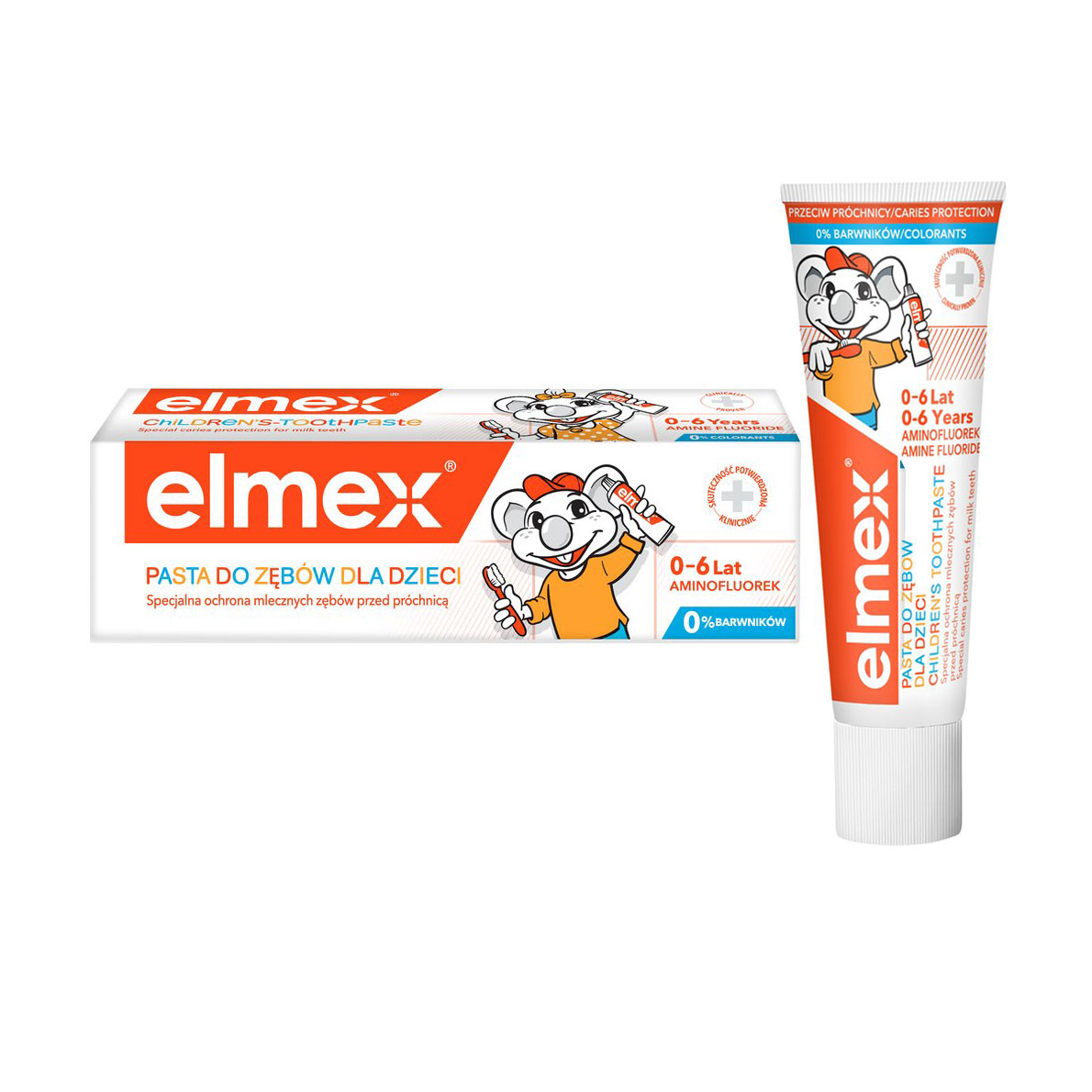 Дитяча зубна паста Elmex Kids від 0 до 6 років для молочних зубів, 50 мл