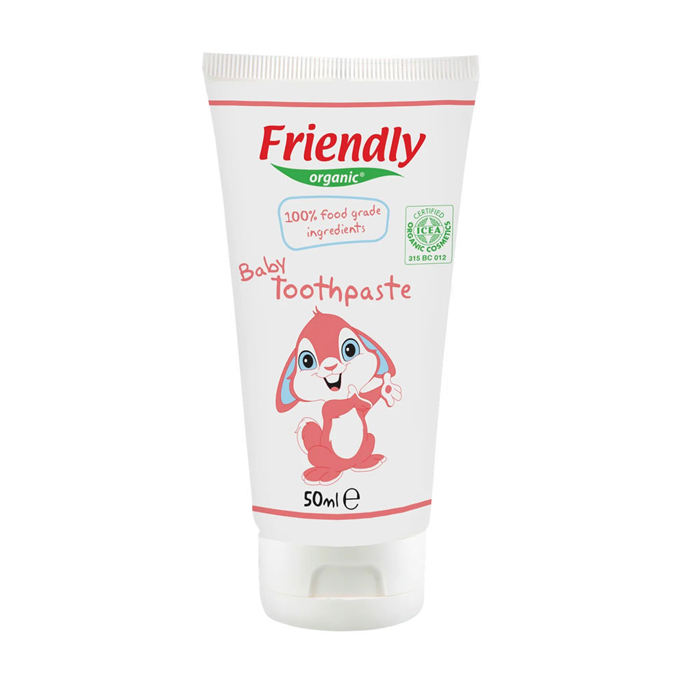 Дитяча зубна паста Friendly Organic Baby Toothpaste, 50 мл