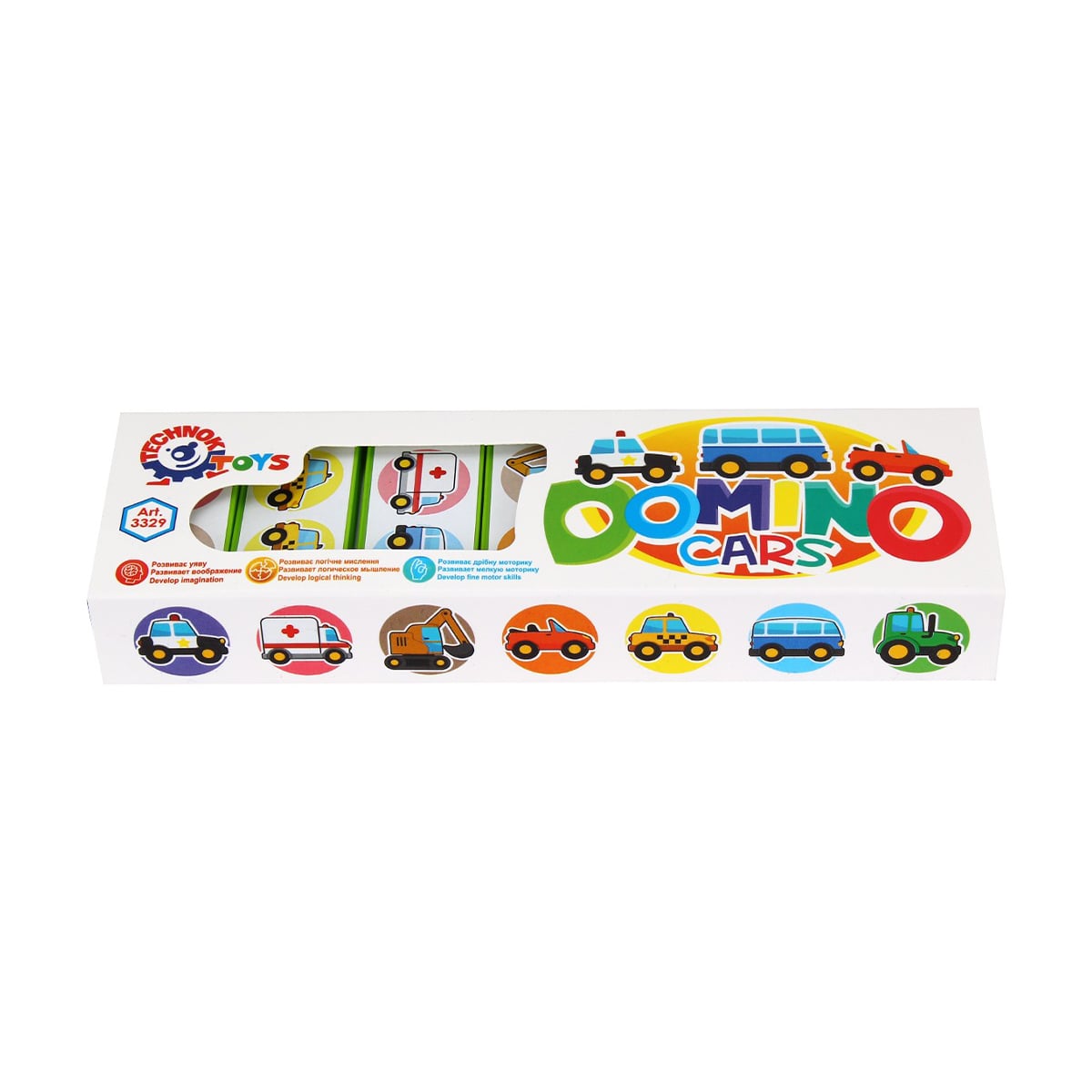 Дитяче доміно TechnoK Авто, від 3 років (3329)