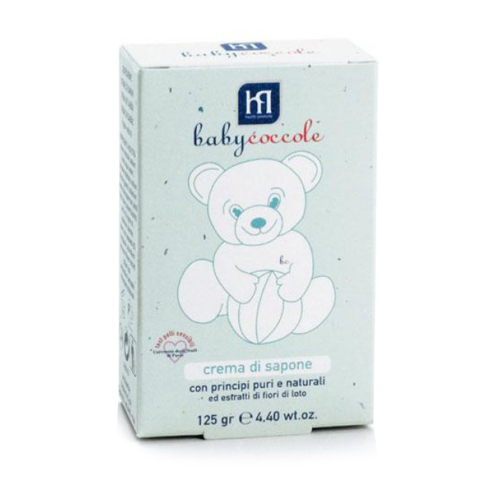 Дитяче крем-мило Babycoccole Cream of Soft Solid від народження, 125 г