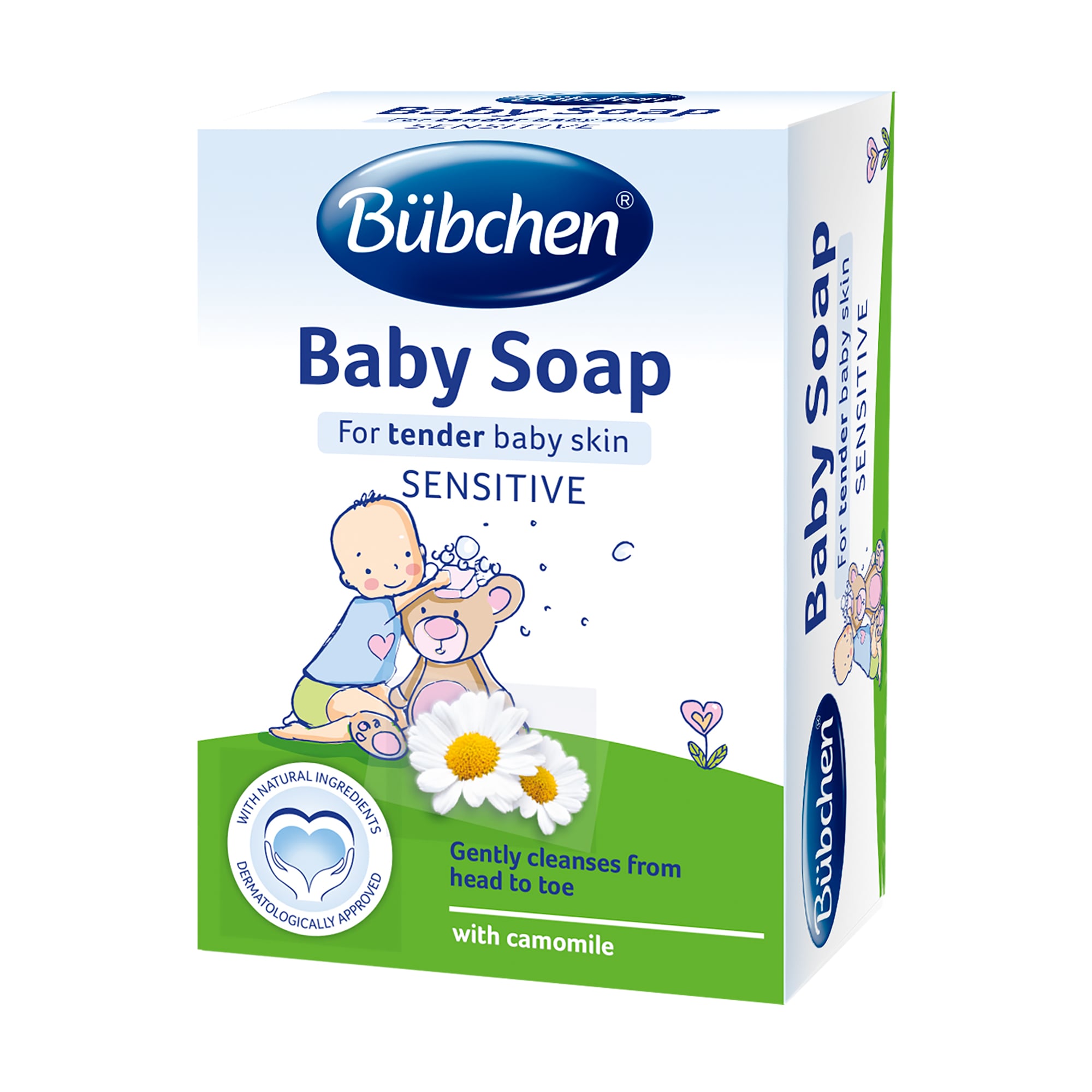 Дитяче мило Bubchen Baby Seife Ніжний догляд для чутливої шкіри, 125 г