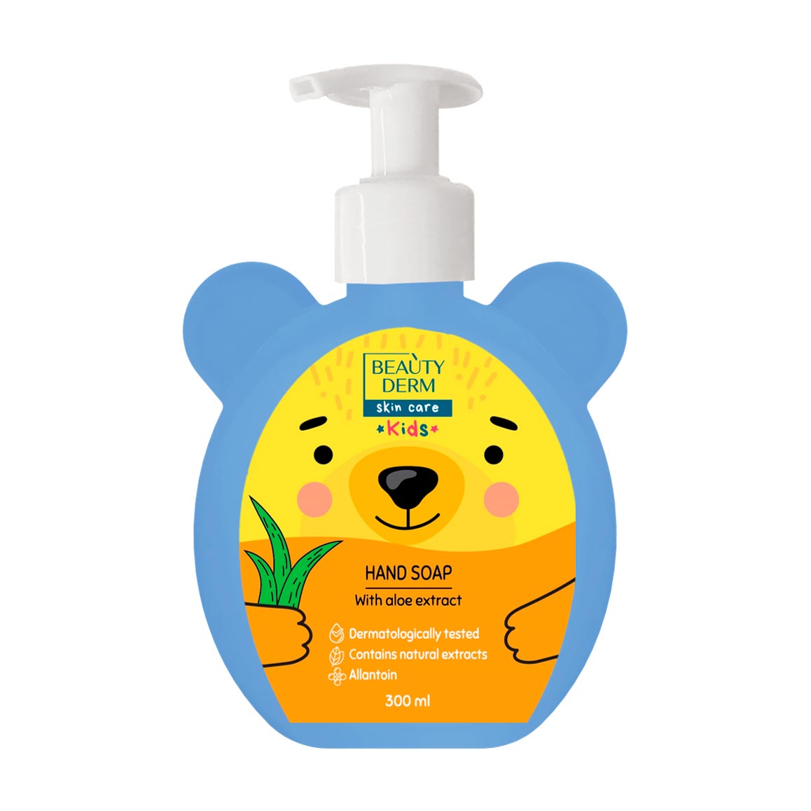 Дитяче рідке мило BEAUTYDERM Kids Hand Soap з екстрактом алое, 300 мл