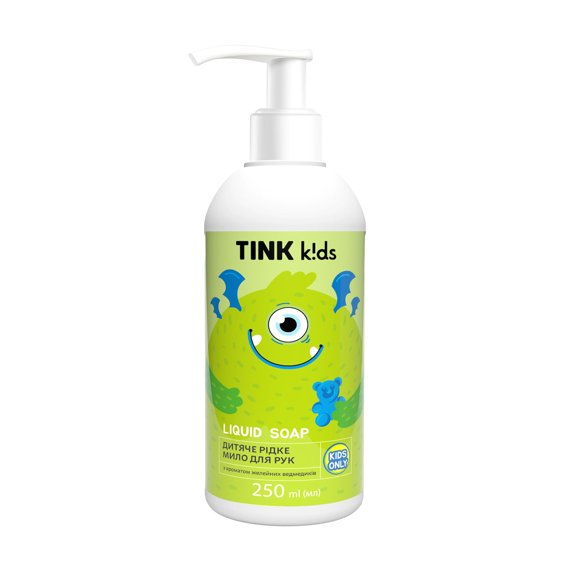 Дитяче рідке мило для рук Tink Kids Liquid Soap, Gummy Bears, 250 мл
