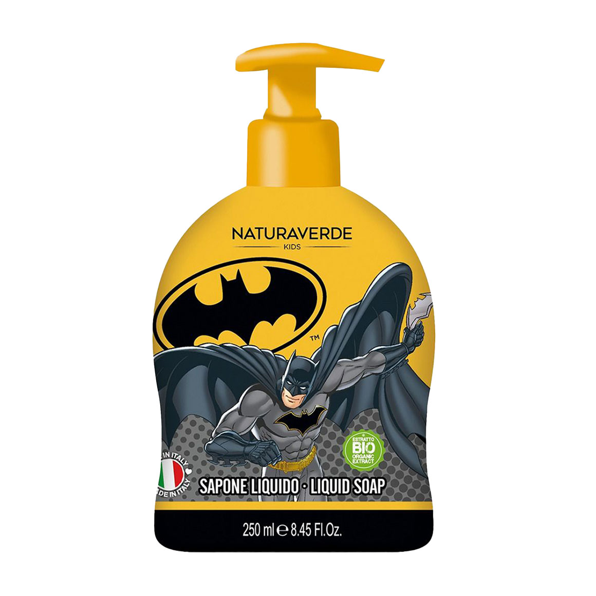 Дитяче рідке мило Naturaverde Kids Batman Liquid Soap, 250 мл