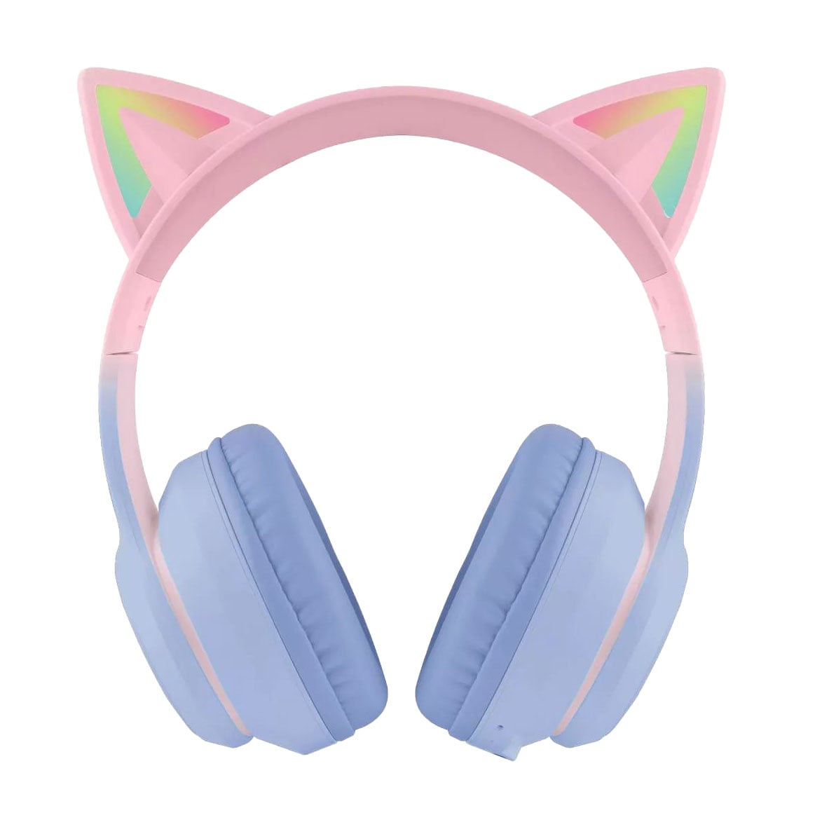 Дитячі бездротові накладні навушники Proove Kids Neko рожево-блакитні (68070)