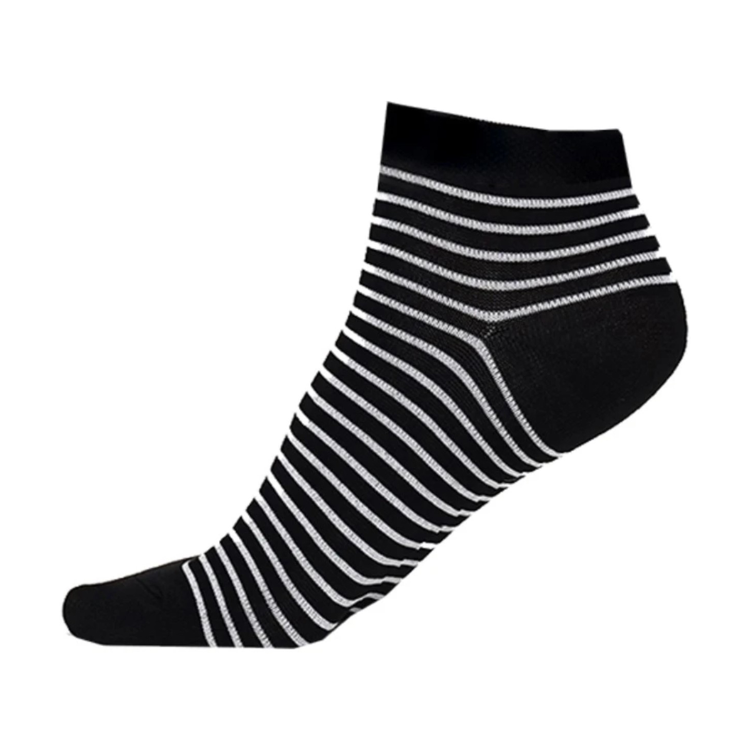 Дитячі шкарпетки Siela KS2 Basic 002 Black смужки, короткі, розмір 16