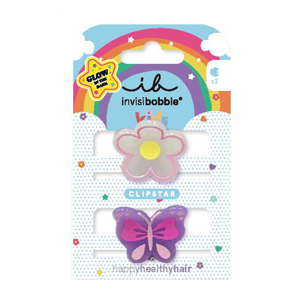 Дитячі заколки для волосся Invisibobble Glow Clipstar Kids Happy Flower, 2 шт