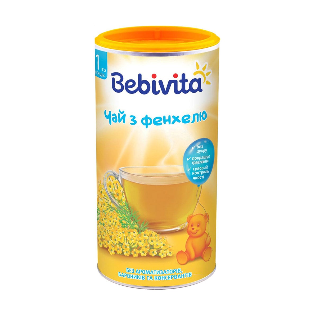 Дитячий чай Bebivita з фенхелю, від народження, 200 г