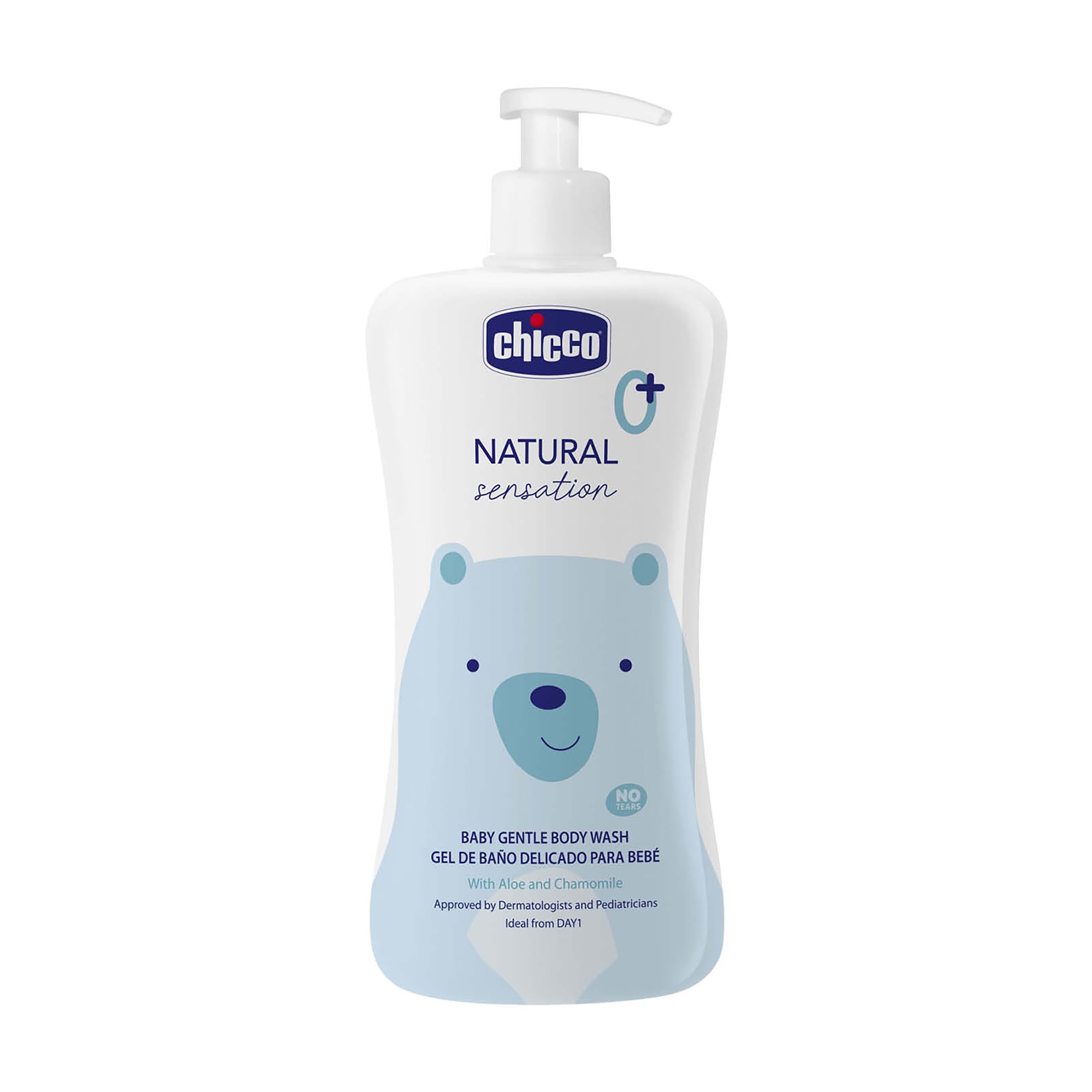 Дитячий гель для купання Chicco Natural Sensation з алое та ромашкою, 500 мл