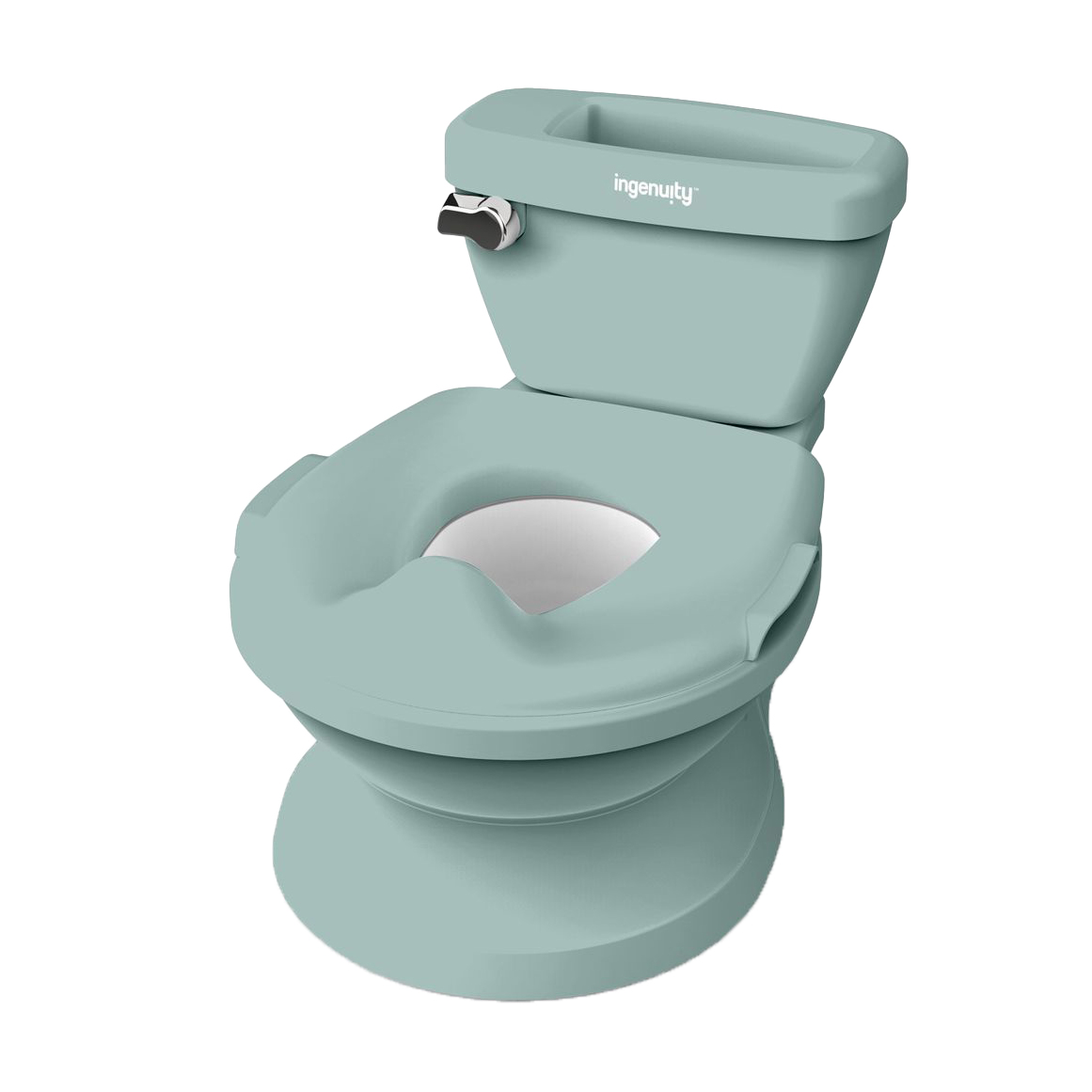 Дитячий горщик-унітаз Ingenuity My Size. Potty Pro зелений, від 1.5 року, 30*26.7*39.5 см (11124.04)