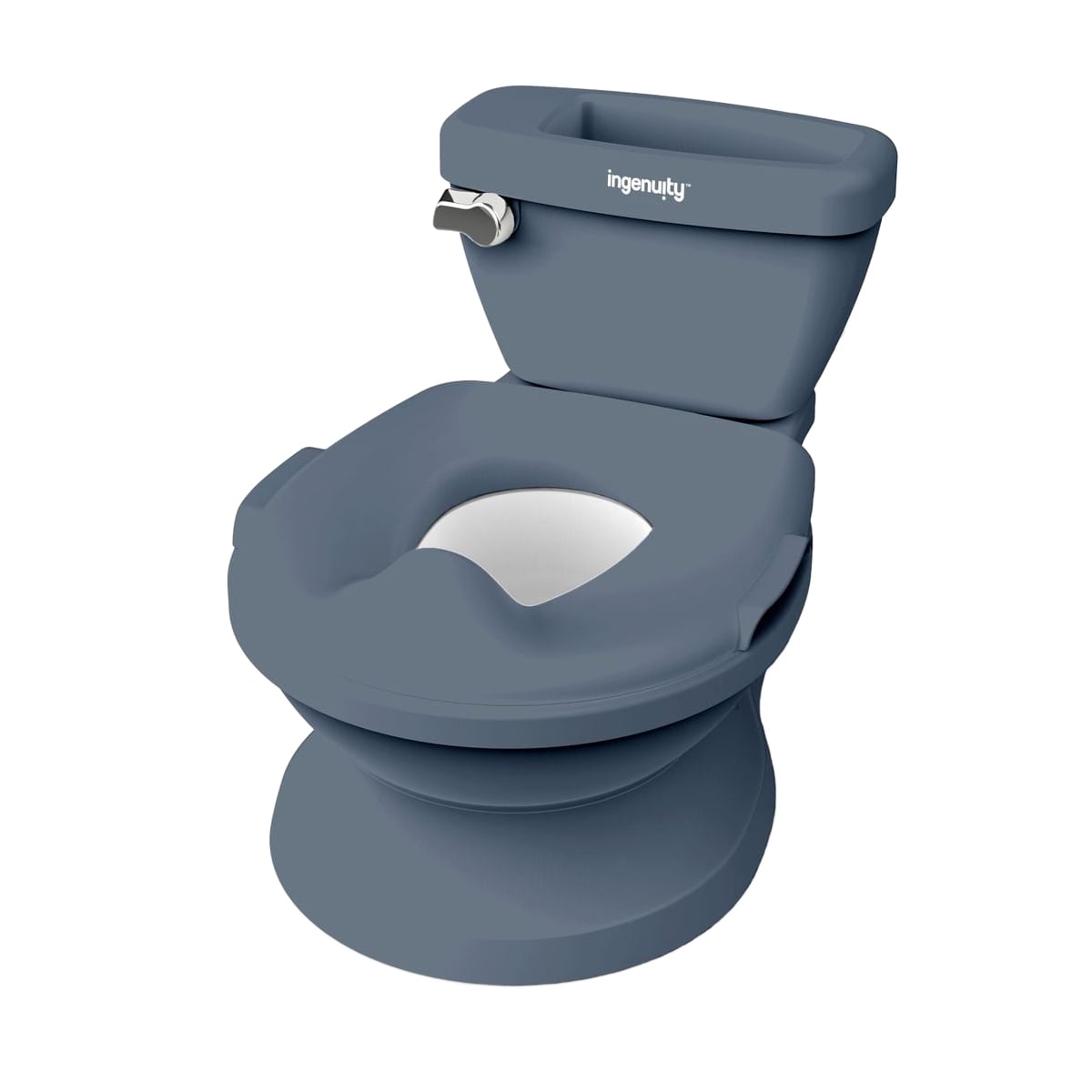 Дитячий горщик-унітаз Ingenuity My Size. Potty Pro синій, від 1.5 року, 30*26.7*39.5 см (11124.05)