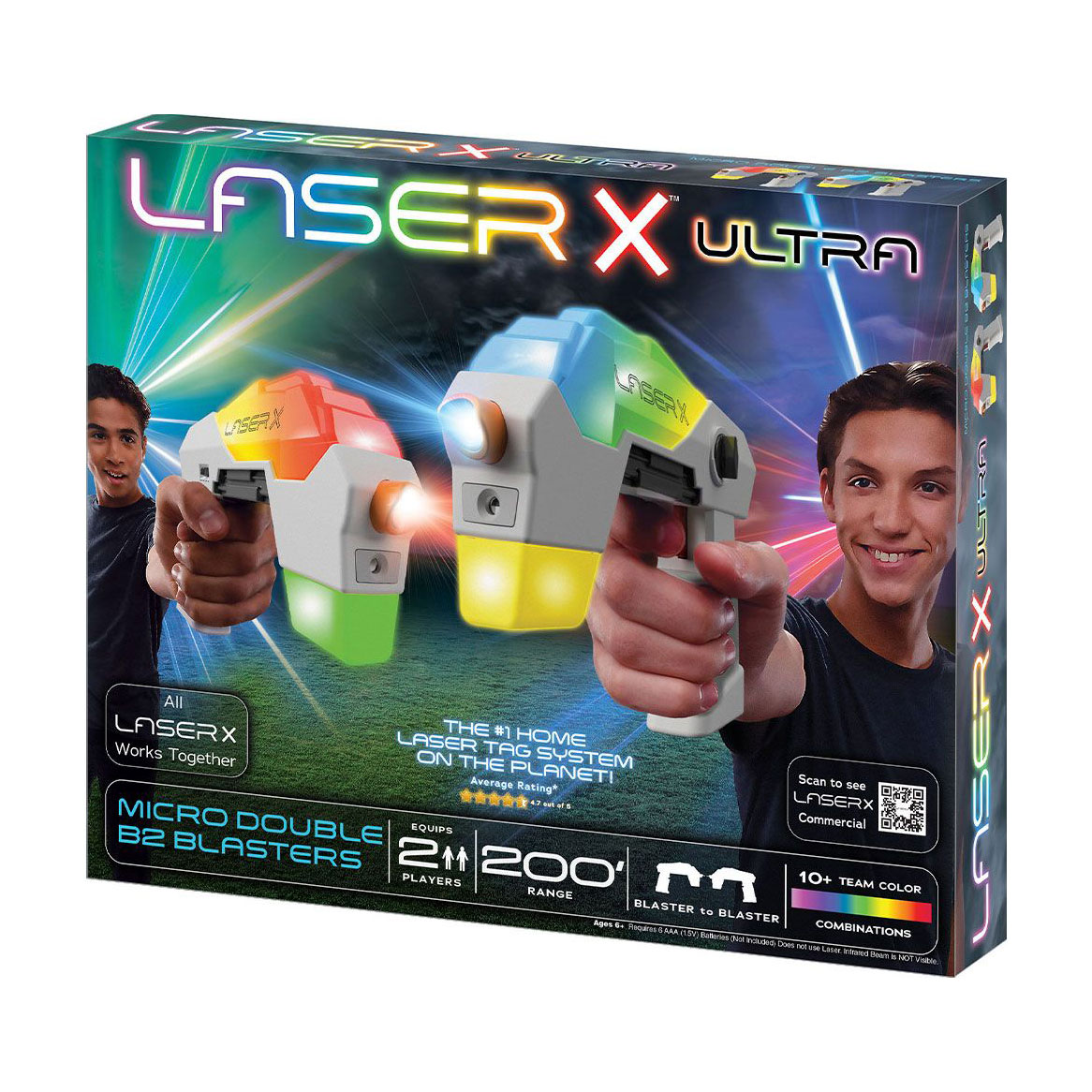 Дитячий ігровий набір для лазерних боїв Laser X Ultra Micro для двох гравців, від 6 років (87551)