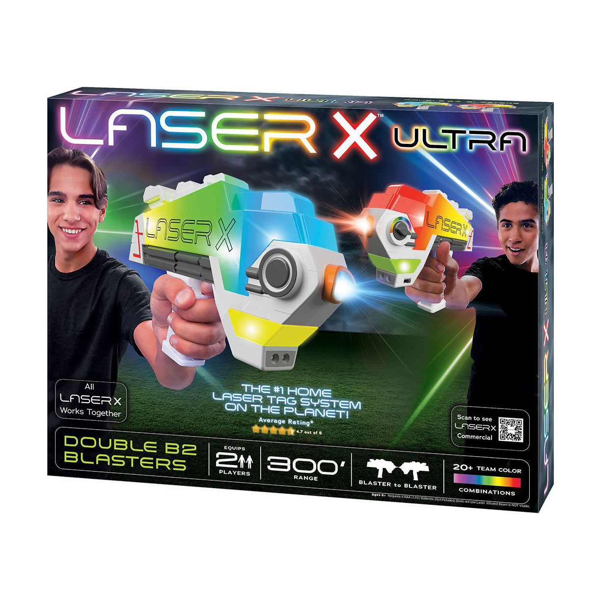 Дитячий ігровий набір для лазерних боїв Laser X Ultra для двох гравців, від 6 років (87552)