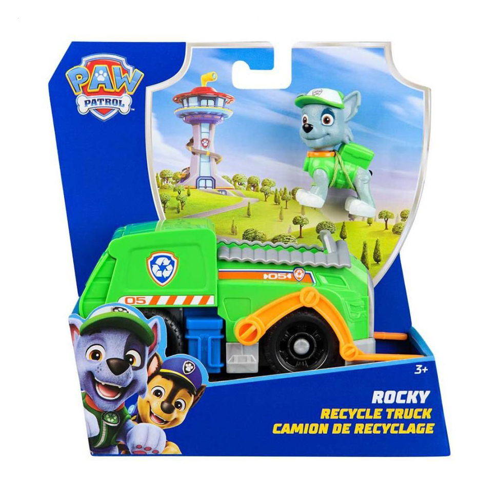 Дитячий ігровий набір Paw Patrol Базовий рятівний автомобіль з водієм Рокі, від 3 років (SM97237/6071213)