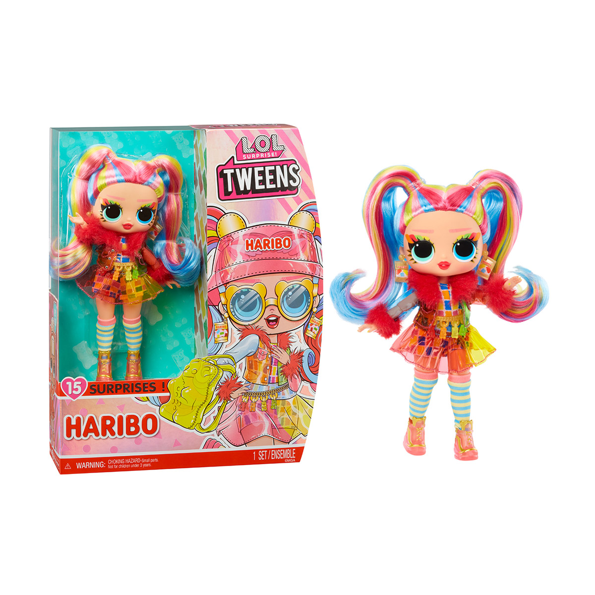Дитячий ігровий набір з лялькою L.O.L. Surprise! серії Tweens Loves Mini Sweets Haribo, 15 елементів, від 3 років (119920)