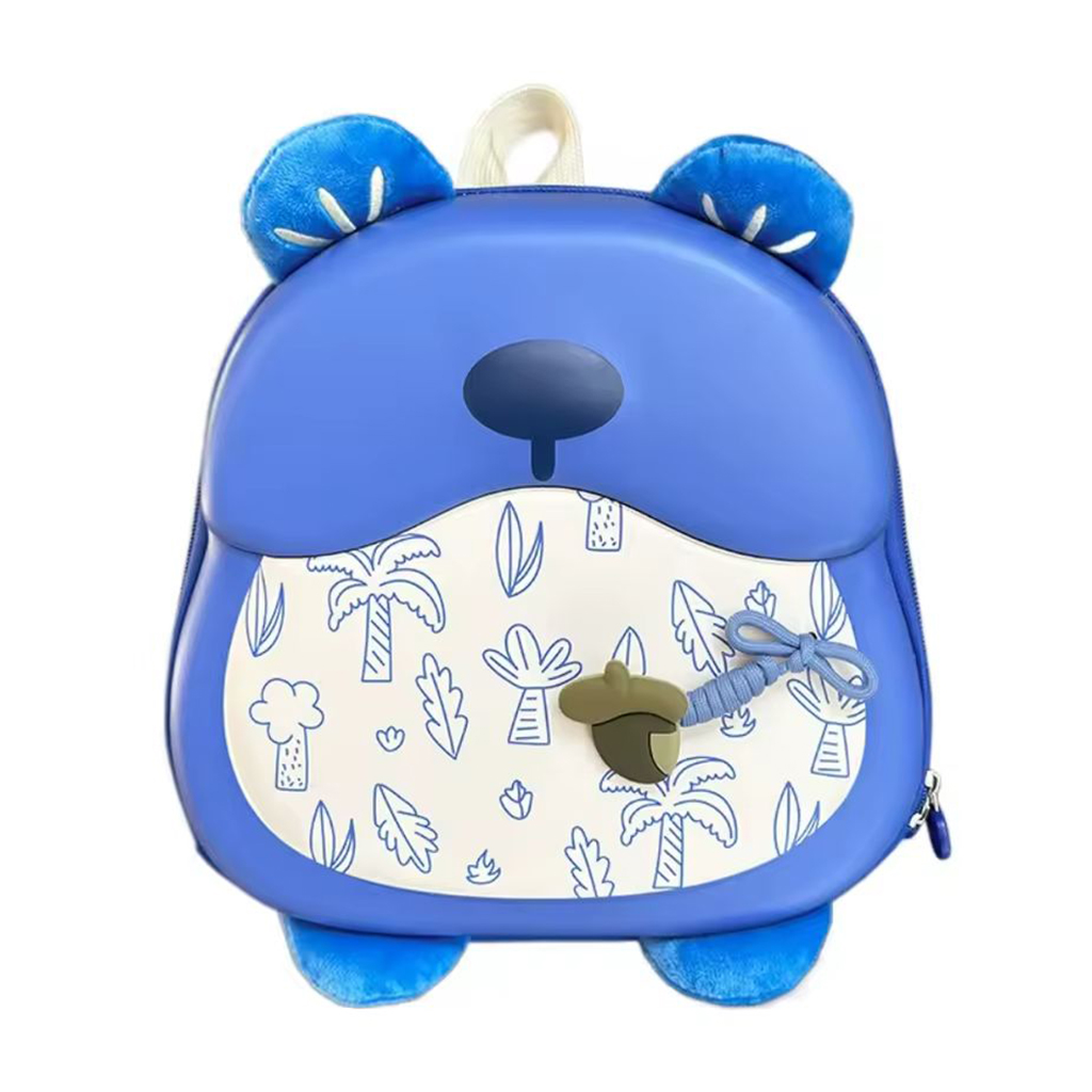 Дитячий каркасний рюкзак Little Cow Ведмедик Блу, 28*31*9 см (25IMS006BLU)